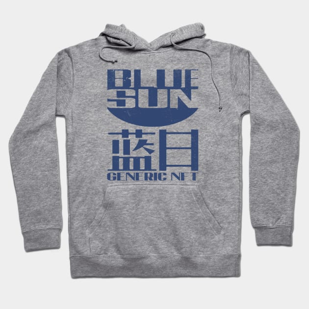 Blue Sun NFT Hoodie by kg07_shirts